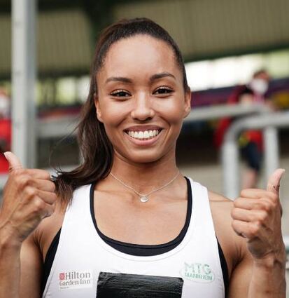 Nach 2018 holte Jacqueline Otchere zum zweiten Mal den DM-Titel.