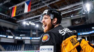 Korbinian Holzer gilt als Führungsspieler. Der Neuzugang der Adler Mannheim will den Mund aber nur dann aufmachen, wenn es angebracht ist.