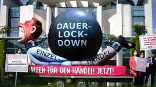 Auch der Einzelhandel hat unter den Lockdowns gelitten. Die Staatshilfen flossen anfangs zu langsam, viele Ladenbesitzer kämpfen um ihre Existenz
