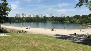 Am Donnerstag kam es am Vogelstangsee zu einem Badeunfall.