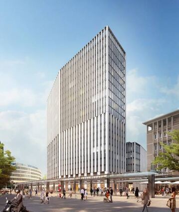 So soll der Metropol-Komplex am Berliner Platz aussehen.