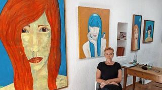 Die Malerin und Poetin Gudrun Schön-Stoll eröffnet am 1. Juli in der Kirchenstraße 47 in Ladenburg ihre Produzentengalerie mit eigenen Werken.