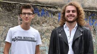 Gäste beim Podcast: Paul Dunder (l.) und Liam Gutknecht.
