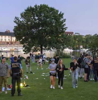 Die Heidelberger Neckarwiese bei der Räumung Mitte Juni.
