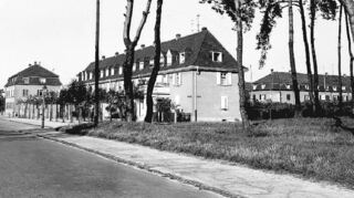 Bebauung entlang der Wachenburgstraße in den 1930er Jahren.
