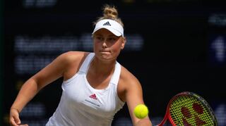 Nastasja Schunk verlor das Wimbledon-Finale gegen die Spanierin Ane Mintegi del Olmo in drei Sätzen.