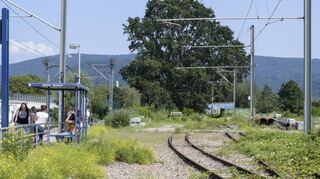 Das Gelände an der Haltestelle Berufsschule in Wieblingen wird weiterer Standort des RNV-Betriebshofs.