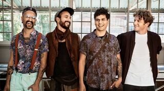 Spielen in Ladenburg: Ahmed Eid (v.l.), Daniel Avi Schneider, Soufian Zoghlami und Max von Einem bilden die Band Bukahara.