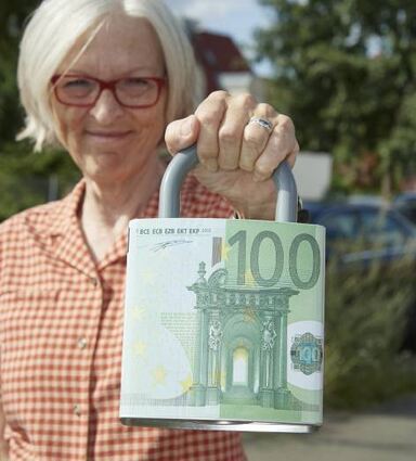 Die Spendendose legt den Grundstock für eine eigene Rikscha.