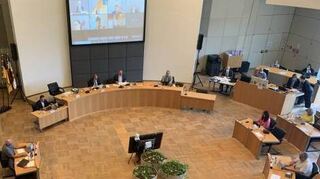 Der Gemeinderat in seiner letzten Sitzung vor der Sommerpause.
