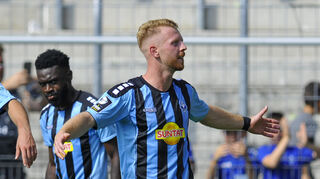 Wusste im Heimspiel gegen Türkgücü München zu überzeugen: Waldhof-Stürmer Dominik Martinovic.