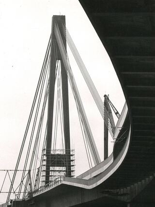 Mit der Einweihung der Kurt-Schumacher-Brücke endete die Borelly-Ära in Mannheim.