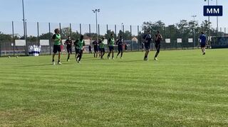 Das für Montag geplante Training musste abgesagt werden.