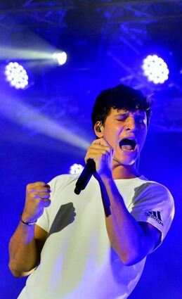 Präsentierte sich selbstironisch und gut gelaunt: Wincent Weiss.