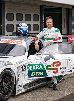 Marvin Dienst ist bereit für seine Premiere in der DTM.