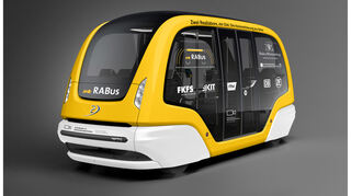 So soll der autonom fahrende Bus auf Franklin aussehen.