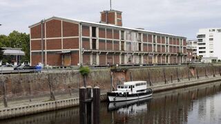 In der Rhenushalle im Ludwigshafener Luitpoldhafen sollen Stadtmuseum und Stadtarchiv unterkommen.