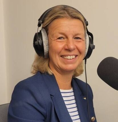Kirsten Korte im Podcaststudio der „MM“-Redaktion.