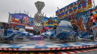„Es hat sich in jedem Fall gelohnt“: Fahrgeschäft „Bayernbreaker“ auf der „Fun &amp; Food“ auf dem Neuen Meßplatz.