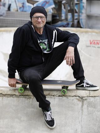 Der deutsche Skateboard-Papst: Titus Dittmann.