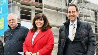 Wolfgang van Vliet (v.l.), Jutta Steinruck und Matthias Ryzlewicz.