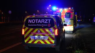 Der 36-Jährige wurde nach dem Unfall in eine Klinik gebracht.