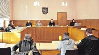 Prozessbeginn in Saal 227 des Bensheimer Amtsgerichts.