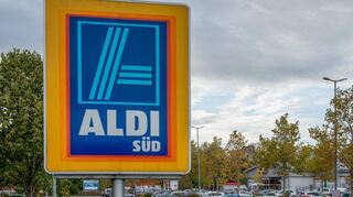 Ein Aldi-Markt, hier in Lorsch.