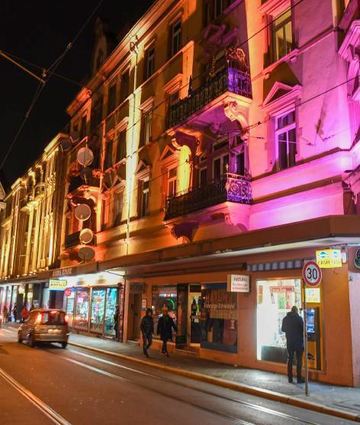 Die Lichtmeile in Mannheim wurde abgesagt. Sie fand 2019 zum letzten Mal statt wie hier auf dem Bild zu sehen ist.