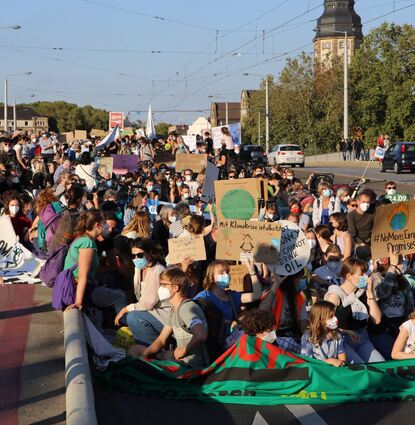 Auch in Mannheim finden regelmäßig Demos fürs Klima statt.