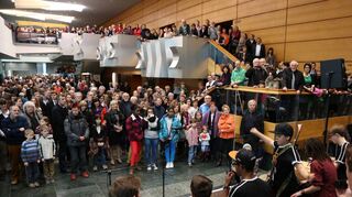 Gedränge auf allen Ebenen beim Neujahrsempfang im Rosengarten – zumindest diesen Programmteil für den 6. Januar hat die Stadt jetzt abgesagt.