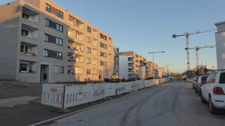 Blick in die Abraham-Lincoln-Allee: Es fehlen Parkplätze, beklagen die Anwohner.