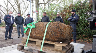 Dabei handelte es sich um eine 500-Kilogramm-Bombe aus dem Zweiten Weltkrieg.