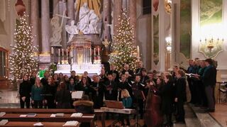 Da war Corona hierzulande noch kein Thema: der Chor Ephata im Februar 2020 bei einem Konzert in der Mannheimer Jesuitenkirche.