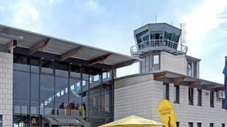 Der Flugplatz in Mannheim.