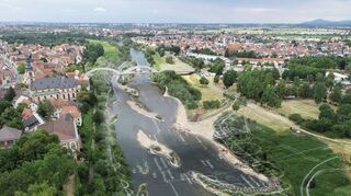 So könnte der Fluss nach der Umgestaltung aussehen. Es sind unter anderem Kiesbänke und Aufenthaltsflächen geplant.