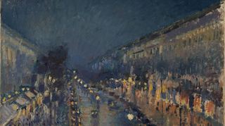 Berühmte Paris-Ansicht: Camille Pissarros „Der Boulevard Montmartre bei Nacht“ aus dem Jahr 1897.