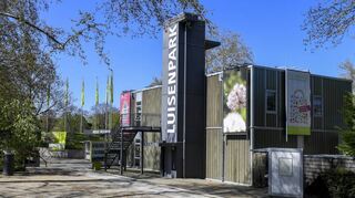 Ab November 2022 bis zur Bundesgartenschau ganz geschlossen: der Haupteingang vom Mannheimer Luisenpark.