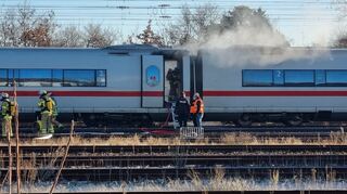 Ein erstes Foto vom Einsatz auf dem Waldhof.