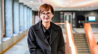 Bildungsministerin Bettina Stark-Watzinger (FDP) in ihrem Ministerium in Berlin.