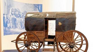 Das Modell des Reisewagens von Martin Luther, eigens für die Ausstellung angefertigt, bleibt dem Wormser Museum erhalten.