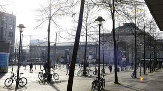Soll künftig besser wachsen können: die Bäume am Bahnhofsplatz.
