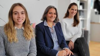 Arbeiten künftig zusammen: Leiterin Astrid Fehrenbach (Mitte) und die Sozialarbeiterinnen Saskia Sauter (r.) und Laura Quandt.