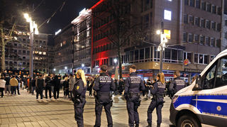Die Situation am Plankenkopf war am Silvesterabend relativ entspannt.