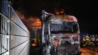 Die Feuerwehr war mit starken Kräften im Einsatz.