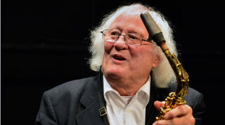 Im Alter von 96 Jahren ist der bekannte Saxofonist Emil Mangelsdorff verstorben. Das Bild zeigt ihn bei einem Auftritt bei EnjoyJazz im Jahr 2016 © manfred rinderspacher