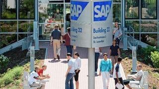 Beschäftigte von SAP in St. Leon-Rot (Aufnahme vor Corona).