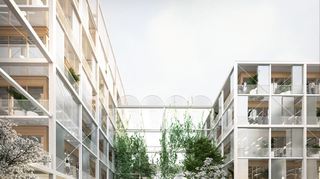 Harmonie zwischen Architektur, Mensch und Natur: Komplex in der Stuttgarter Kruppstraße.