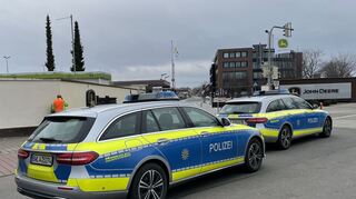 Bombenentschärfung in Mannheim-Almenhof.