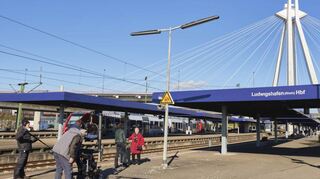 Am Hauptbahnhof hat der SWR diese Woche Szenen für den neuen Ludwigshafen-„Tatort“ mit dem Arbeitstitel „Lenas Tante“ gedreht.
